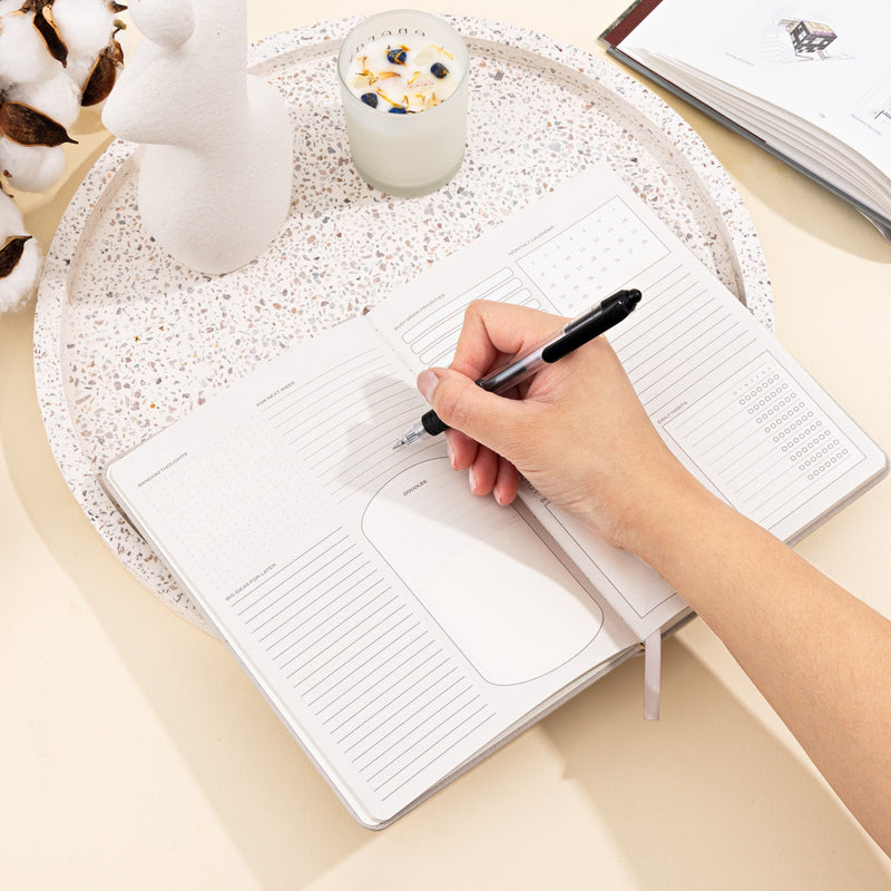 Busy Brain Notebook Writing